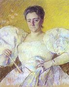 Louisine Havemeyer by Mary Cassatt