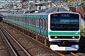 A Jōban Line 10+5-car E231-0 series formation in July 2008