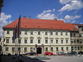 The Princes of Celje Square ("Trg Celjskih knezov") and the Prothasi Manor ("Prothasijev dvorec"), 2007