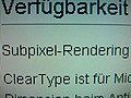 TFT-Bildschirm ohne Subpixel-Rendering