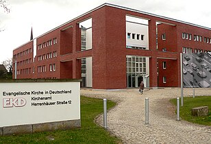 Oficina de la EKD en Hannover, Baja Sajonia, Alemania.