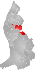 Eschen and its exclaves in Liechtenstein