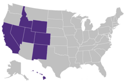 Location of teams in