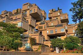 Geometrie: Das Design des Habitat 67 basiert auf Quadern.