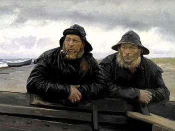 Pescarii, de Michael Ancher, 1889