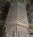 A pagoda located inside one of the halls