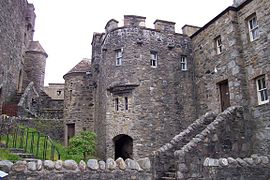 View from inside the castle grounds