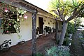 Veranda along one wing.