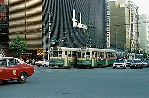 四条河原町交差点　1976年撮影