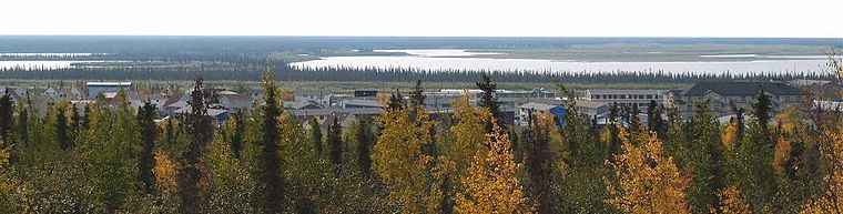 Inuvik, Territoires du Nord-Ouest, l'automne