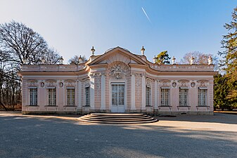 Amalienburg, Nymphenburg Palace Park, Munich, Germany, by François de Cuvilliés, 1734–1739[163]