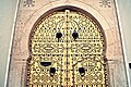 Close-up on a traditional door of the Medina