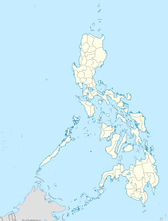 Mapa konturowa Filipin, po prawej znajduje się punkt z opisem „Morze Visayan”