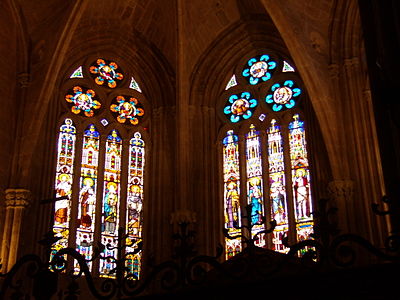 Vidreres de la catedral de Palencia.