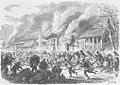 Destruction of the Palace of Satsuma, January 19, 1868