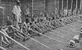 Children in Cameroon weaving, 1919.