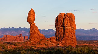 Balanced Rock sunset