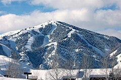 Bald Mountain from Sun Valley Lake