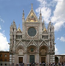 Fachada de la catedral de Siena