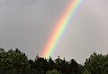 2014-08-23 A rainbow over Skipton-on-Swale.