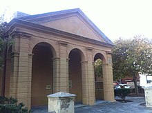 This is a photograph of the Justice Owen Moot Court at Fremantle's third Court House, which was constructed in 1884.