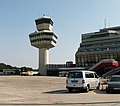 Tower and main building from the apron