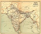 The Indian railways network in 1909