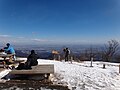 大山山頂広場から伊勢原の眺め