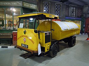 Dust cart from the 1971 Dad's Army film.