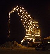 Gamla hamnkranen i Södra hamn.