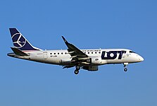 A LOT Embraer 170 in the 2010s livery