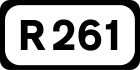 R261 road shield}}