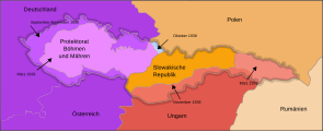 Protektorat Böhmen und Mähren und Slowakische Republik 1939