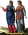 Image 12A 19th century depiction of Dacian women (from History of Romania)