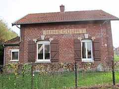 La gare actuelle de Bihécourt.