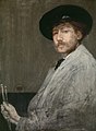 zelfportret door James McNeill Whistler geboren op 10 juli 1834