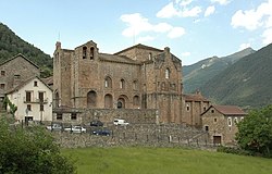 Anvista cheneral d'o monesterio de Sant Pero de Ciresa