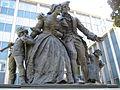 United Empire Loyalists, statue, McMaster University Downtown Centre, Main Street East