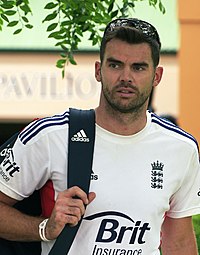 James Anderson en 2014.