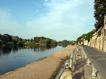 Der Fluss bei Sainte-Foy-la-Grande