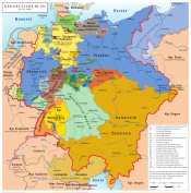 Map of the German Confederation