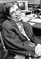 Image 41Physicist Stephen Hawking set forth a theory of cosmology explained by a union of the general theory of relativity and quantum mechanics. His 1988 book A Brief History of Time appeared on The Sunday Times best-seller list for a record-breaking 237 weeks. (from Culture of the United Kingdom)