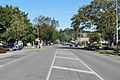 SH 1 passing through the North Canterbury town of Cheviot