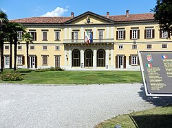 Villa Saporiti, the seat of the province