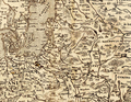 Livonia on a 1570 map