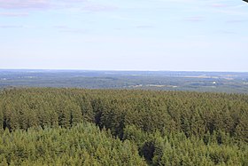 Vue depuis la tour du Millénaire.