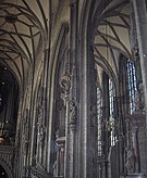 L'altezza delle navate nella cattedrale di Vienna