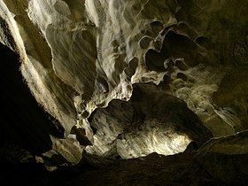 Marble cave in the Czech Republic