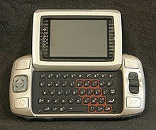 phone with D-pad and keyboard