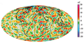 Image 30A model of short-wavelength features of Earth's magnetic field, attributed to lithospheric anomalies (from Earth's magnetic field)